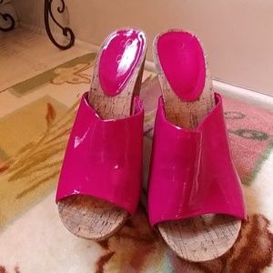 Jessica Simpson wedge cork heel Shoes